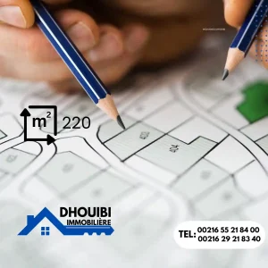 220-metre-a-vendre-derriere-intermeuble-route-de-sousse-kairouan
