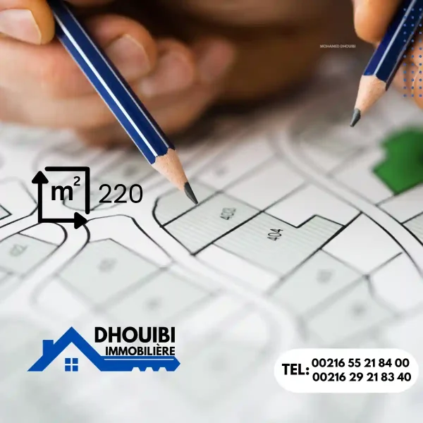 220-metre-a-vendre-derriere-intermeuble-route-de-sousse-kairouan