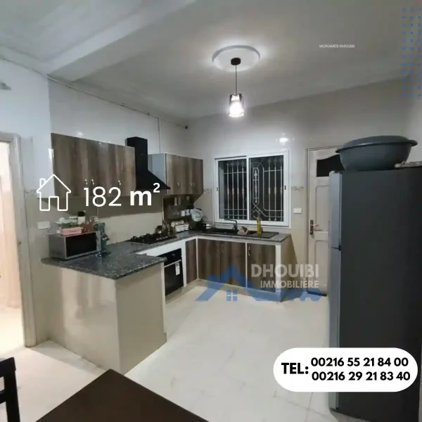 Manar kairouan villa style americain a vendre 182 metre - Image 5