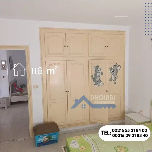 Sousse : Appartement a vendre s+2 7ay riath - Image 6