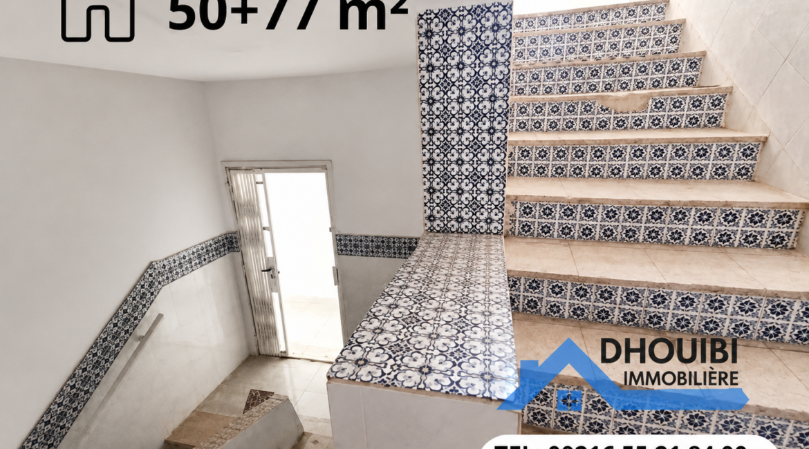 Deux étages commerciaux à vendre – Quartier El Mansoura, Kairouan